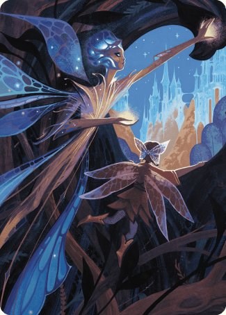 Kindred Discovery Art Card [Wilds of Eldraine Art Series] | PLUS EV GAMES 