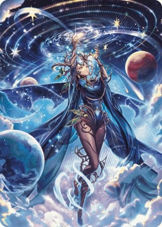 Omniscience Anime Art Card [Wilds of Eldraine Art Series] | PLUS EV GAMES 