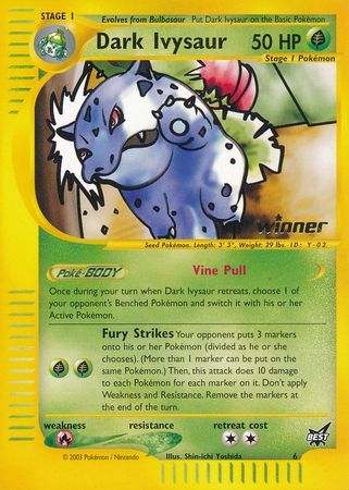 Dark Ivysaur (6) (Winner) [Best of Promos] | PLUS EV GAMES 