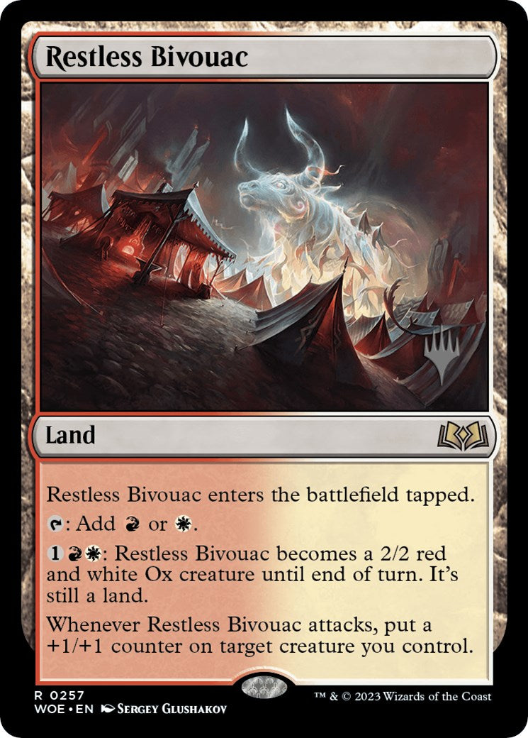 Restless Bivouac (Promo Pack) [Wilds of Eldraine Promos] | PLUS EV GAMES 