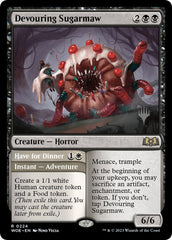 Devouring Sugarmaw // Have for Dinner(Promo Pack) [Wilds of Eldraine Promos] | PLUS EV GAMES 