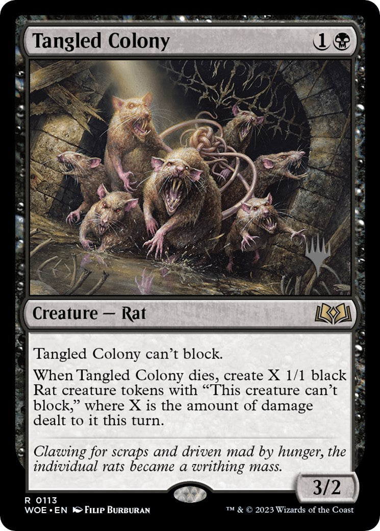 Tangled Colony (Promo Pack) [Wilds of Eldraine Promos] | PLUS EV GAMES 