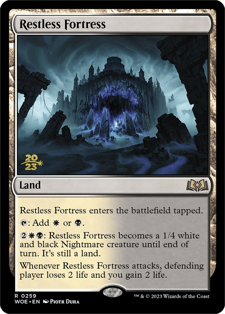 Restless Fortress [Wilds of Eldraine Prerelease Promos] | PLUS EV GAMES 