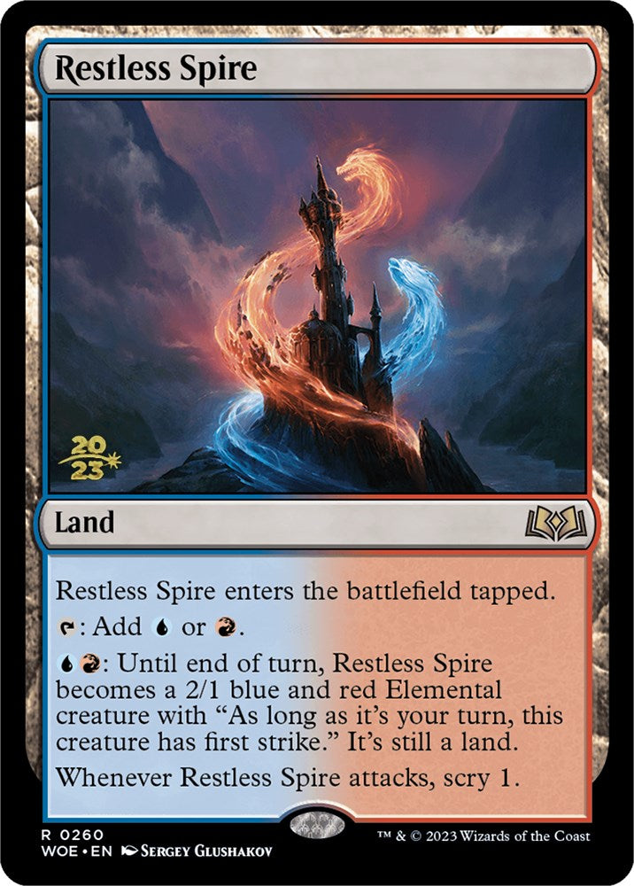 Restless Spire [Wilds of Eldraine Prerelease Promos] | PLUS EV GAMES 