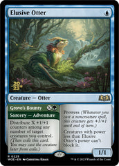 Elusive Otter // Grove's Bounty [Wilds of Eldraine Prerelease Promos] | PLUS EV GAMES 