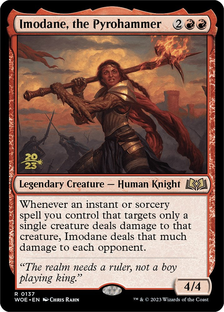 Imodane, the Pyrohammer [Wilds of Eldraine Prerelease Promos] | PLUS EV GAMES 