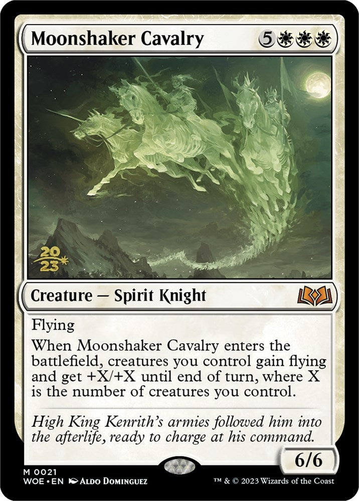 Moonshaker Cavalry [Wilds of Eldraine Prerelease Promos] | PLUS EV GAMES 