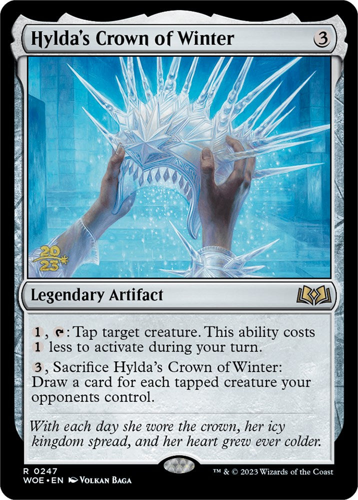 Hylda's Crown of Winter [Wilds of Eldraine Prerelease Promos] | PLUS EV GAMES 