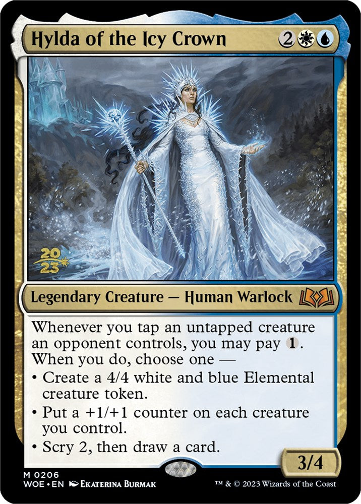 Hylda of the Icy Crown [Wilds of Eldraine Prerelease Promos] | PLUS EV GAMES 