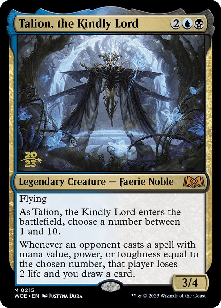 Talion, the Kindly Lord [Wilds of Eldraine Prerelease Promos] | PLUS EV GAMES 