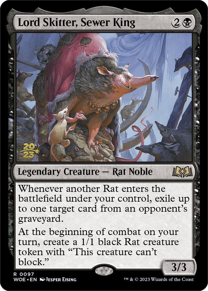 Lord Skitter, Sewer King [Wilds of Eldraine Prerelease Promos] | PLUS EV GAMES 