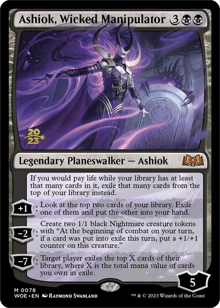 Ashiok, Wicked Manipulator [Wilds of Eldraine Prerelease Promos] | PLUS EV GAMES 