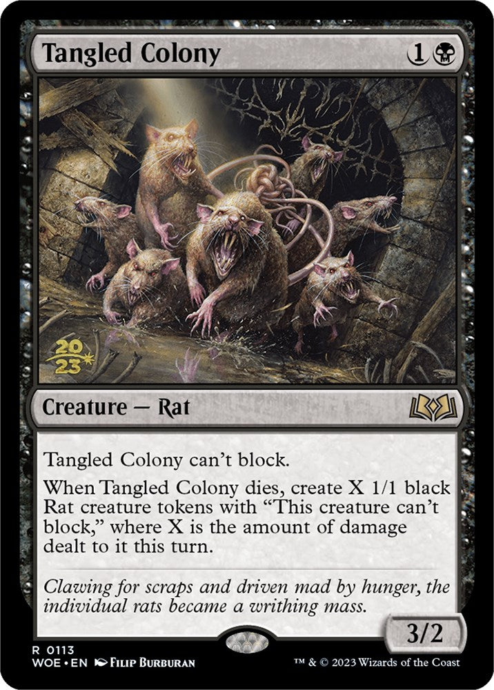 Tangled Colony [Wilds of Eldraine Prerelease Promos] | PLUS EV GAMES 