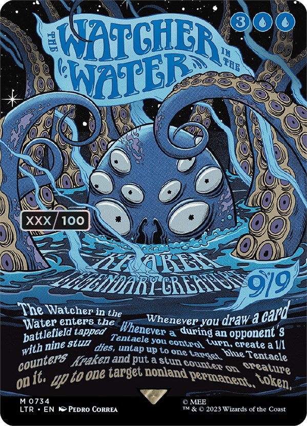 The Watcher in the Water (Borderless Poster) (Serialized) [The Lord of the Rings: Tales of Middle-Earth] | PLUS EV GAMES 