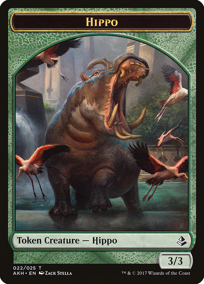 Hippo [Amonkhet Tokens] | PLUS EV GAMES 