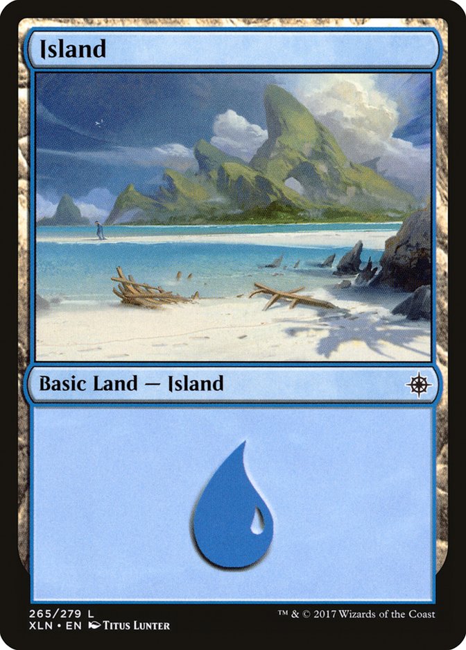 Island (265) [Ixalan] | PLUS EV GAMES 