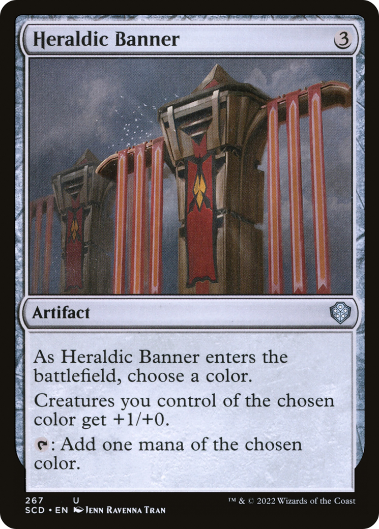 Heraldic Banner [Starter Commander Decks] | PLUS EV GAMES 