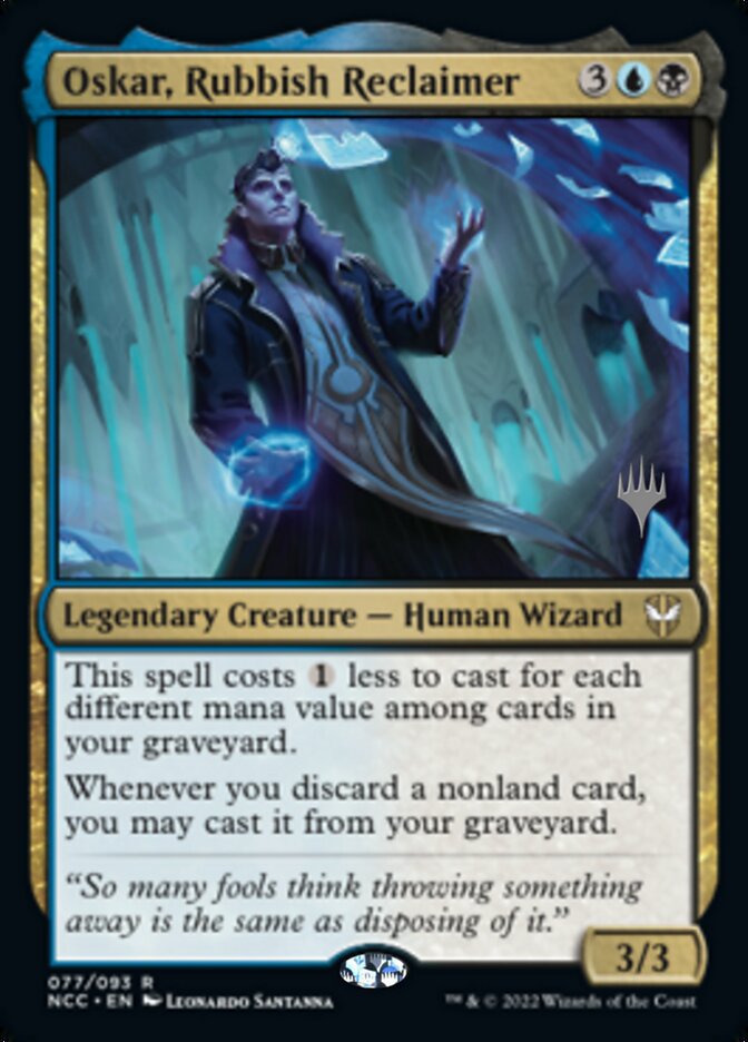Oskar, Rubbish Reclaimer (Promo Pack) [Streets of New Capenna Commander Promos] | PLUS EV GAMES 