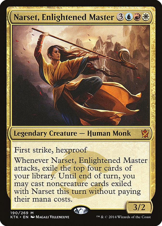 Narset, Enlightened Master [Khans of Tarkir] | PLUS EV GAMES 