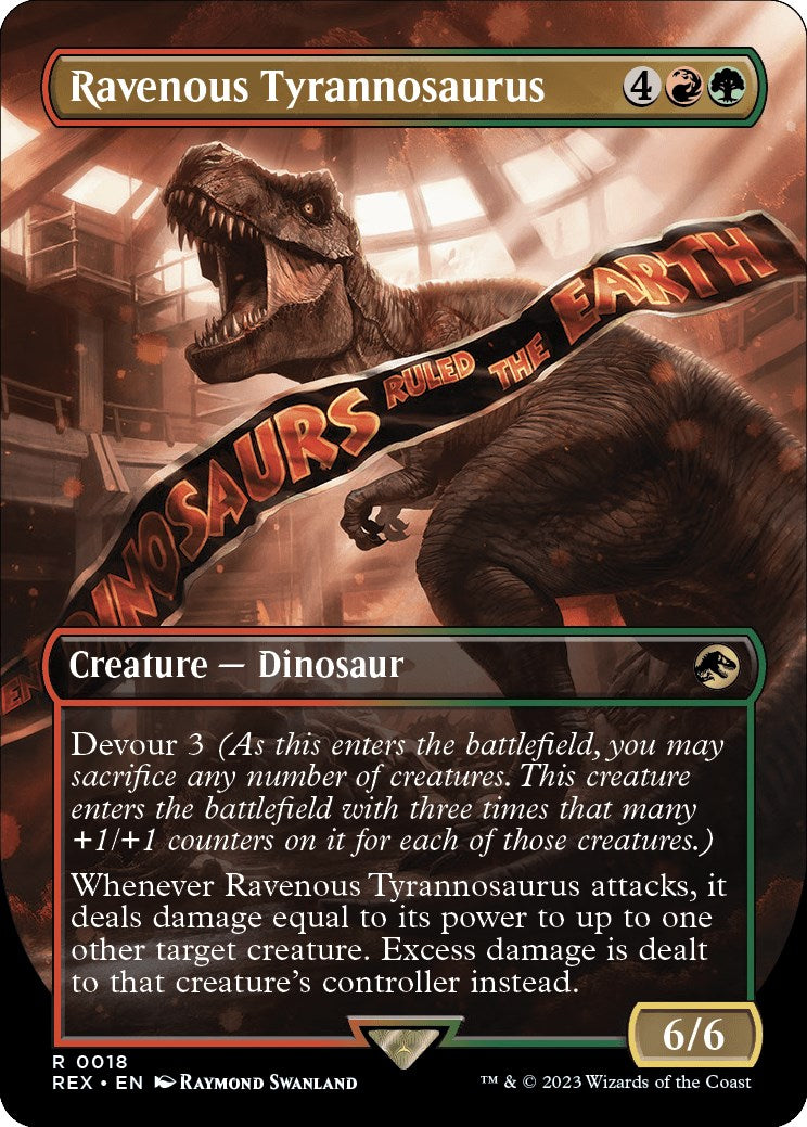 Ravenous Tyrannosaurus (Borderless) [Jurassic World Collection] | PLUS EV GAMES 