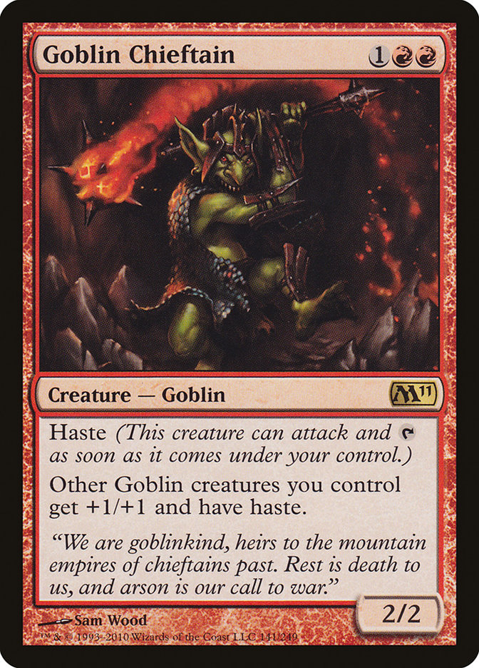 Goblin Chieftain [Magic 2011] | PLUS EV GAMES 