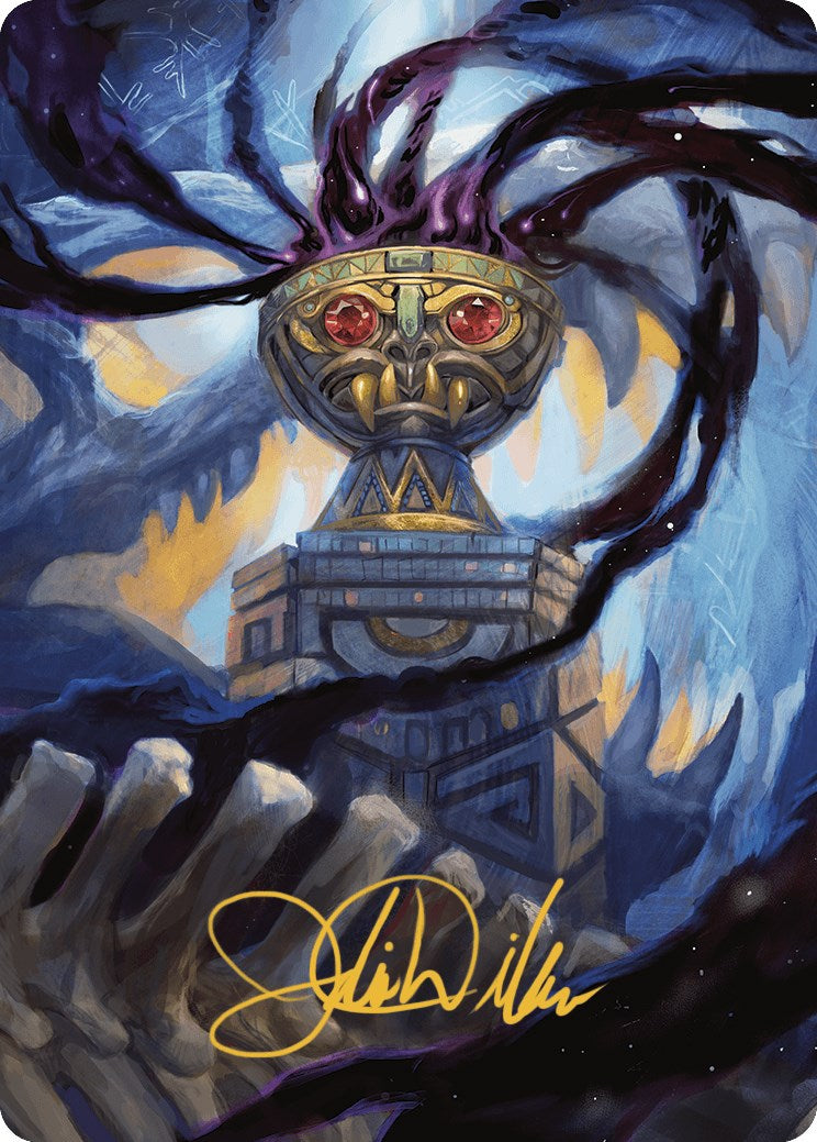 Chalice of the Void Art Card (Gold-Stamped Signature) [The Lost Caverns of Ixalan Art Series] | PLUS EV GAMES 