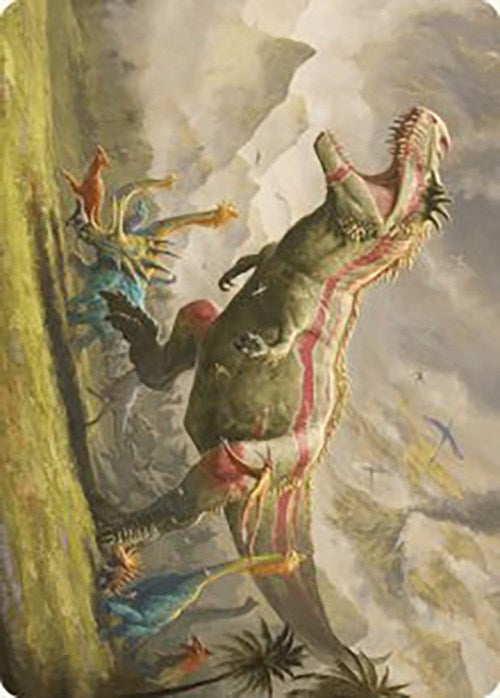 Ghalta, Stampede Tyrant Art Card [The Lost Caverns of Ixalan Art Series] | PLUS EV GAMES 