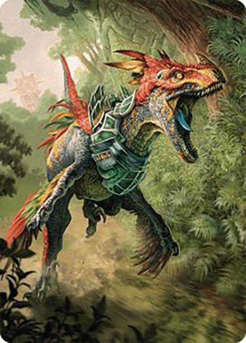 Dinosaur Token Art Card [The Lost Caverns of Ixalan Art Series] | PLUS EV GAMES 