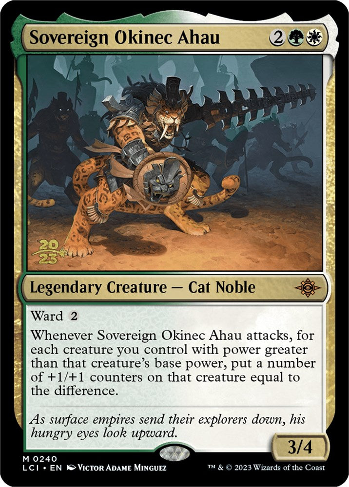 Sovereign Okinec Ahau [The Lost Caverns of Ixalan Prerelease Cards] | PLUS EV GAMES 