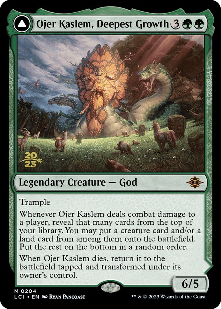 Ojer Kaslem, Deepest Growth // Temple of Cultivation [The Lost Caverns of Ixalan Prerelease Cards] | PLUS EV GAMES 