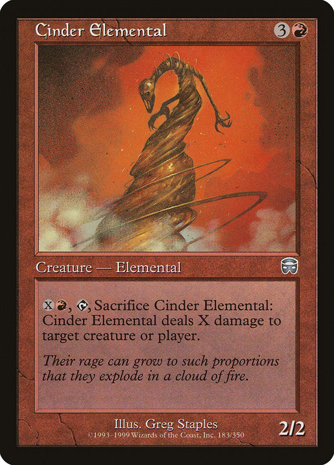 Cinder Elemental [Mercadian Masques] | PLUS EV GAMES 