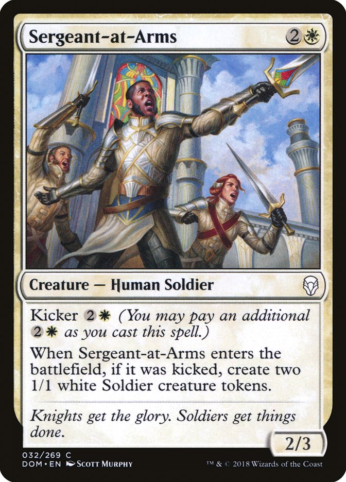 Sergeant-at-Arms [Dominaria] | PLUS EV GAMES 