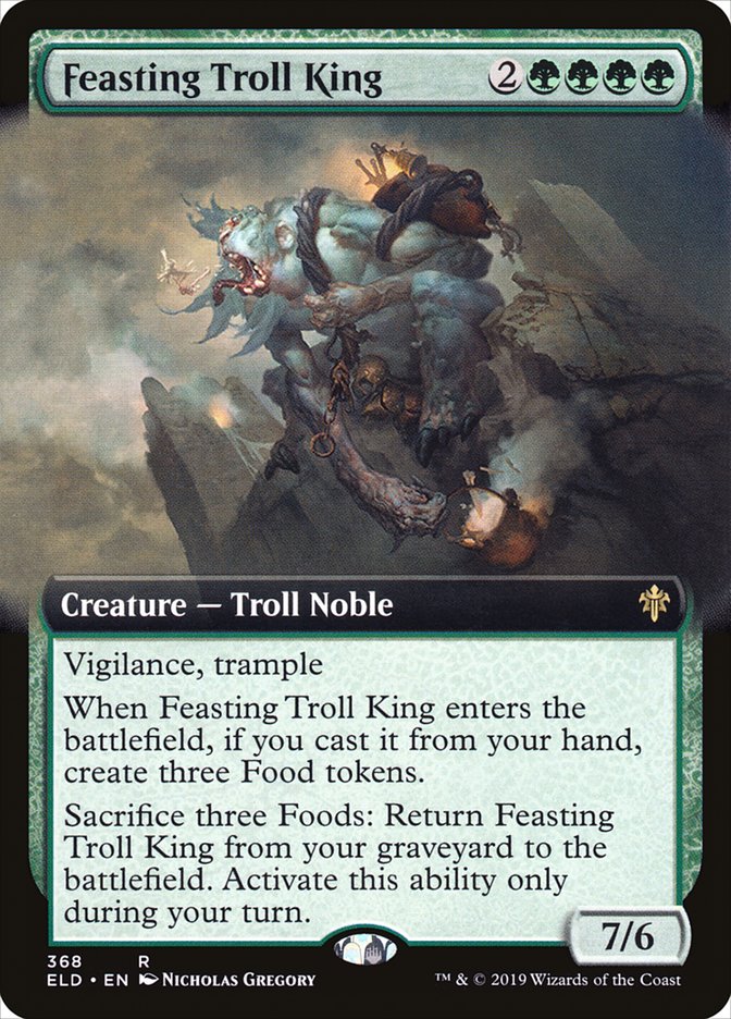 Feasting Troll King (Extended) [Throne of Eldraine] | PLUS EV GAMES 