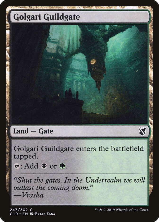 Golgari Guildgate [Commander 2019] | PLUS EV GAMES 