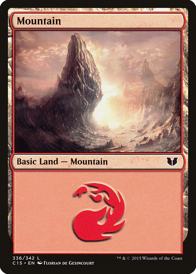 Mountain (336) [Commander 2015] | PLUS EV GAMES 