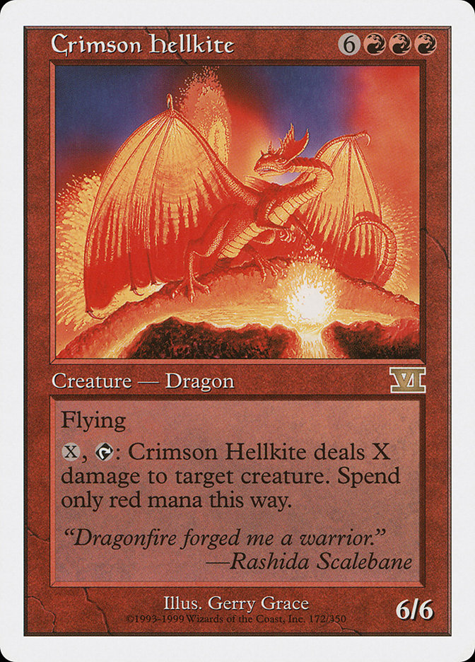 Crimson Hellkite [Classic Sixth Edition] | PLUS EV GAMES 