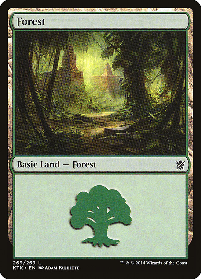 Forest (269) [Khans of Tarkir] | PLUS EV GAMES 