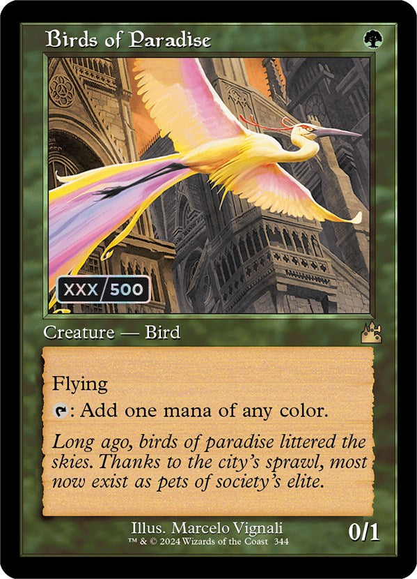 Birds of Paradise (Retro) (Serialized) [Ravnica Remastered] | PLUS EV GAMES 