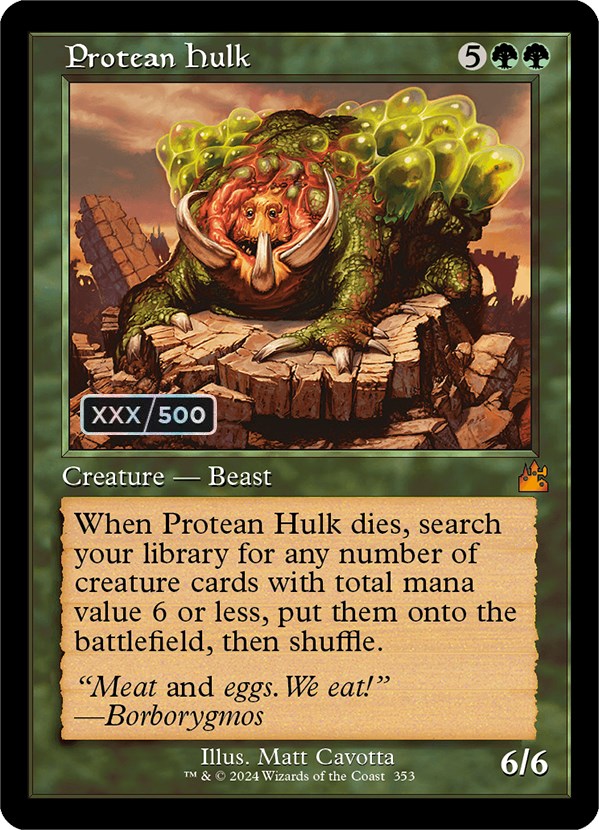 Protean Hulk (Retro) (Serialized) [Ravnica Remastered] | PLUS EV GAMES 