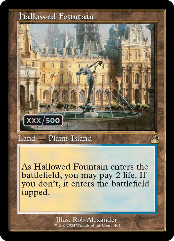 Hallowed Fountain (Retro) (Serialized) [Ravnica Remastered] | PLUS EV GAMES 