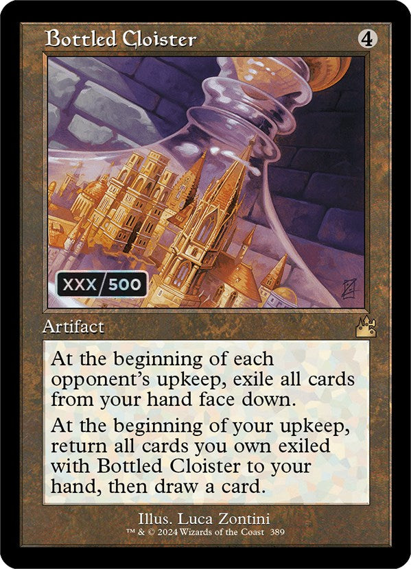 Bottled Cloister (Retro) (Serialized) [Ravnica Remastered] | PLUS EV GAMES 