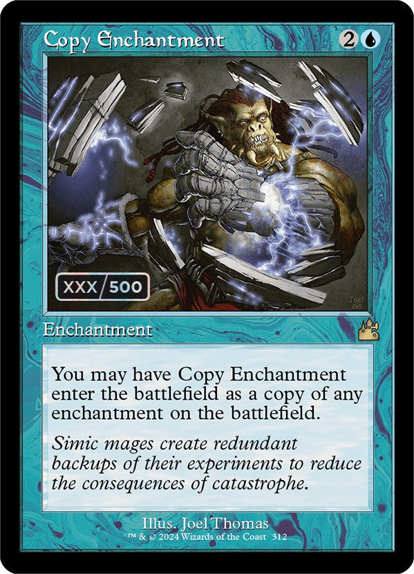 Copy Enchantment (Retro) (Serialized) [Ravnica Remastered] | PLUS EV GAMES 
