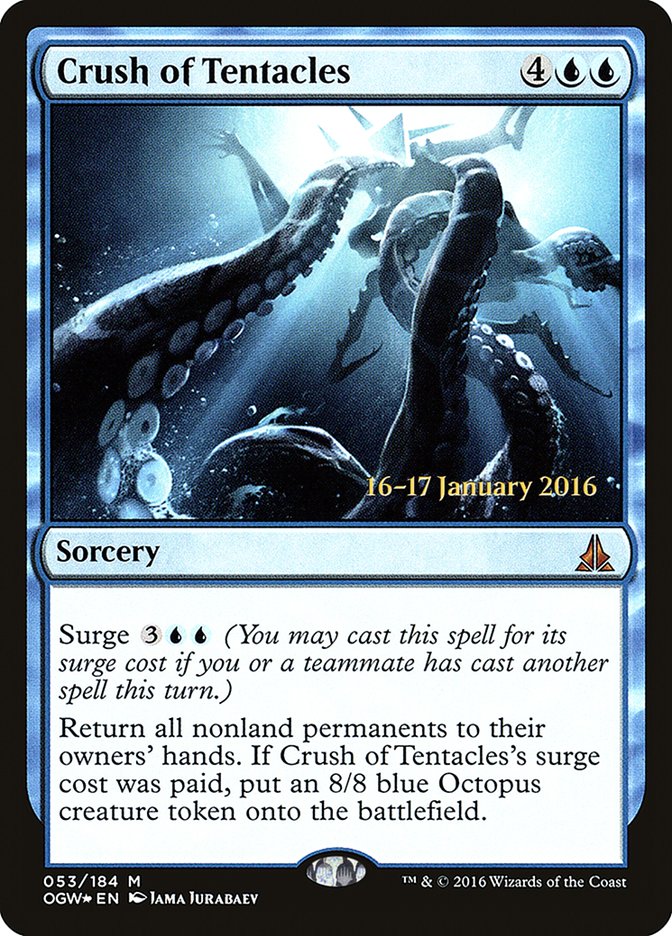 Crush of Tentacles [Oath of the Gatewatch Prerelease Promos] | PLUS EV GAMES 