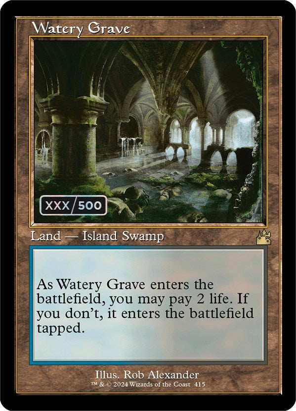 Watery Grave (Retro) (Serialized) [Ravnica Remastered] | PLUS EV GAMES 