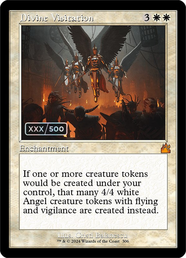 Divine Visitation (Retro) (Serialized) [Ravnica Remastered] | PLUS EV GAMES 