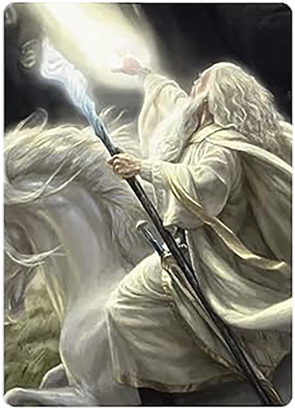 Gandalf of the Secret Fire Art Card [The Lord of the Rings: Tales of Middle-earth Art Series] | PLUS EV GAMES 