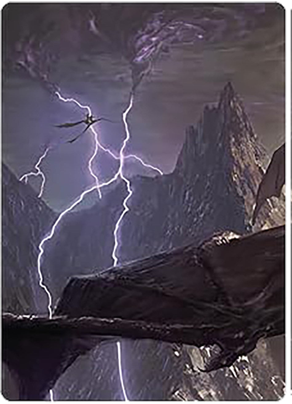 Call Forth the Tempest Art Card [The Lord of the Rings: Tales of Middle-earth Art Series] | PLUS EV GAMES 