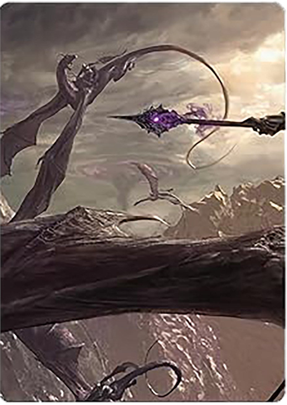 Nazgul Battle-Mace Art Card [The Lord of the Rings: Tales of Middle-earth Art Series] | PLUS EV GAMES 