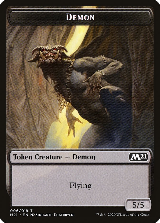 Demon [Core Set 2021 Tokens] | PLUS EV GAMES 