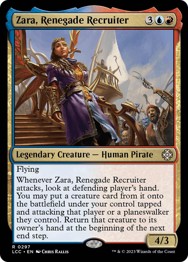 Zara, Renegade Recruiter [The Lost Caverns of Ixalan Commander] | PLUS EV GAMES 